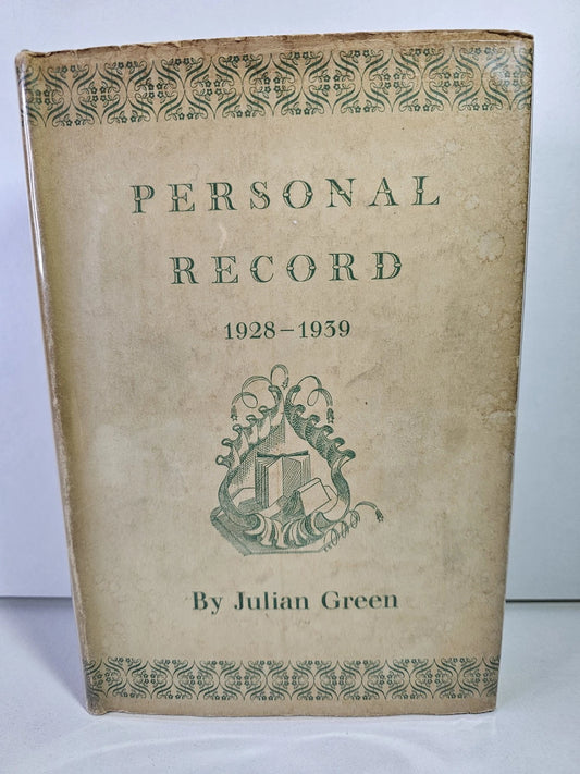 Personal record, 1928-1939 by Green, Julian (1939)