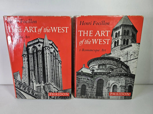 The Art of the West (2 vol set) by Henri Focillon (1963)