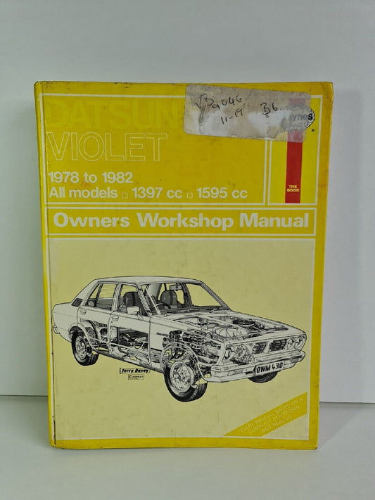 Datsun Violet Owner's Workshop Manual, 1978-82 by J. H. Haynes