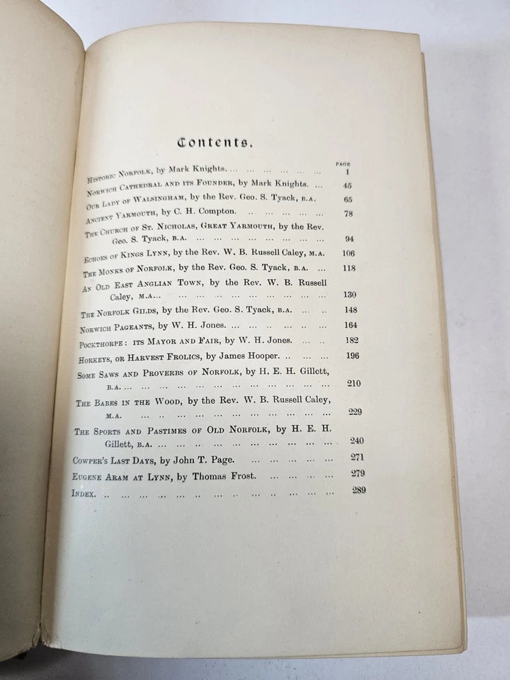 Bygone Norfolk edited by William Andrews (1898)