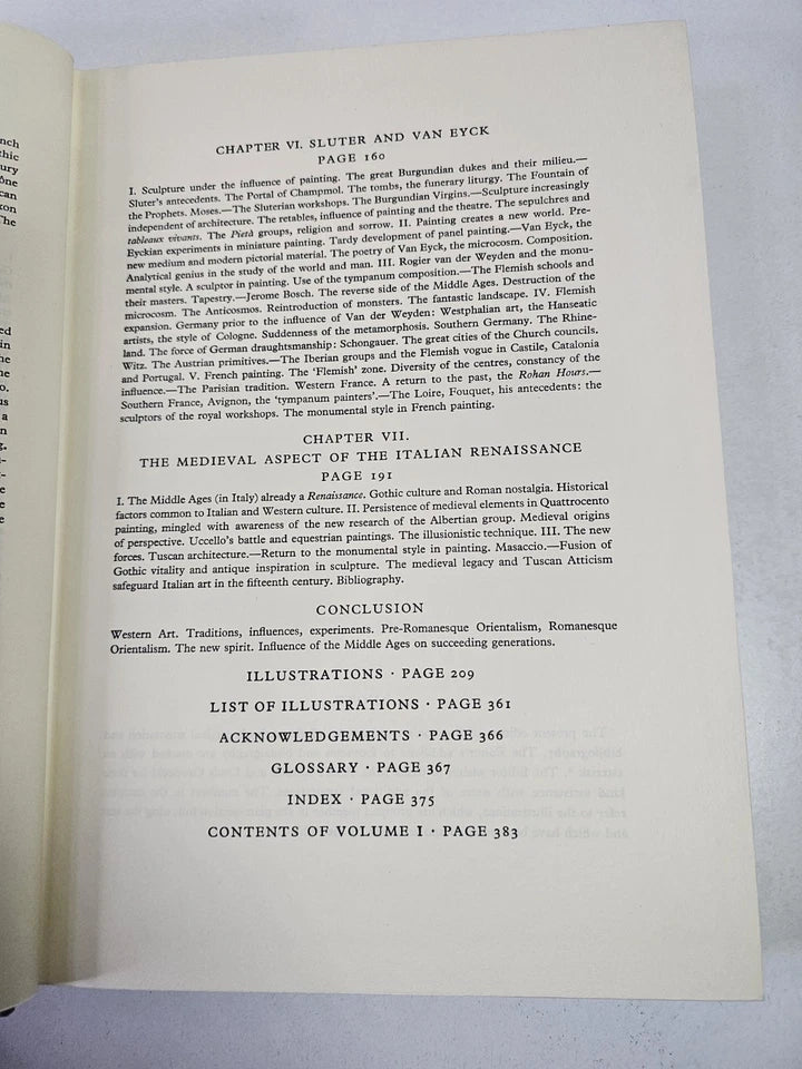 The Art of the West (2 vol set) by Henri Focillon (1963)