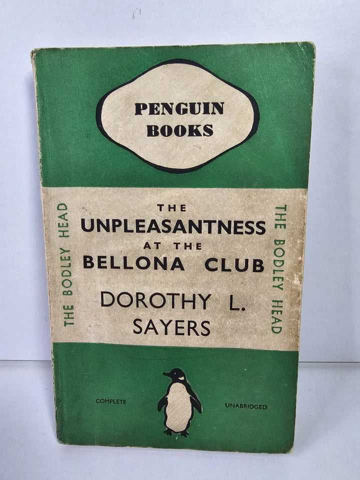 Unpleasantness at the Bellona Club by Dorothy Sayers 6th Penguin (1936)