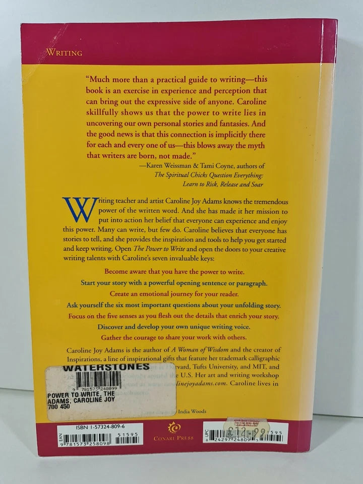 The Power to Write: A Writing Workshop in a Book by Caroline Adams (2003)