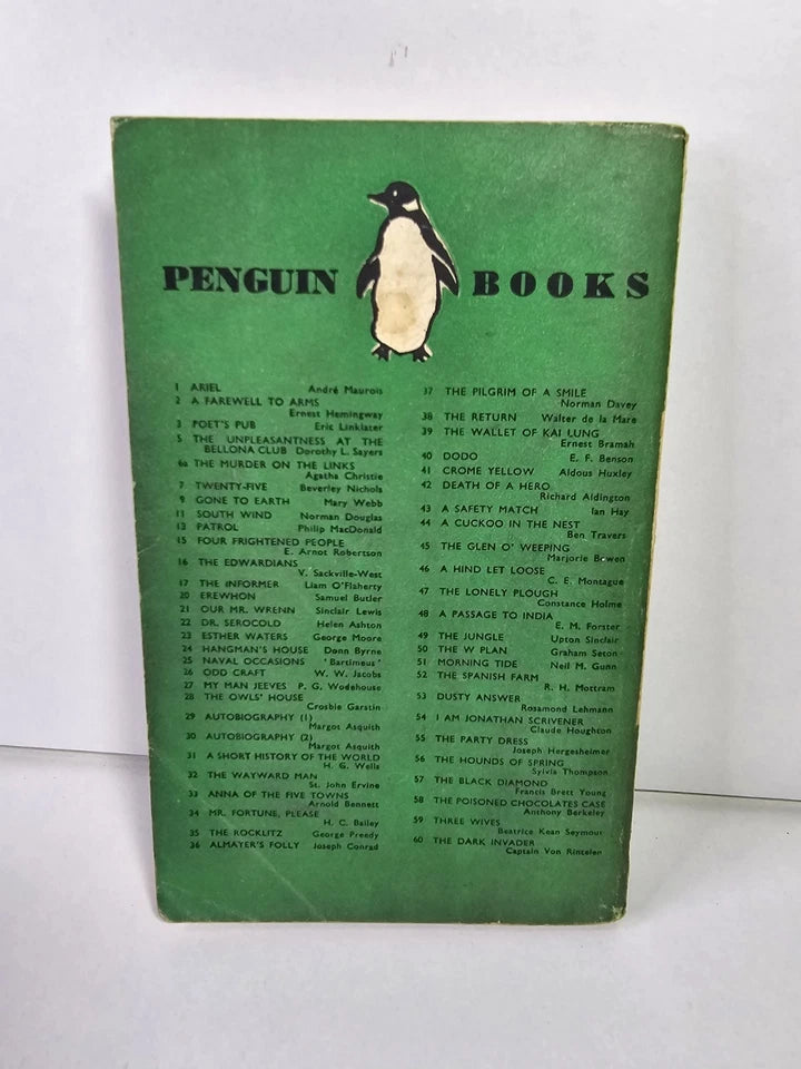 Unpleasantness at the Bellona Club by Dorothy Sayers 6th Penguin (1936)