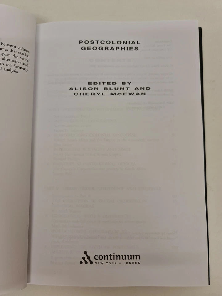 Postcolonial Geographies by Alison Blunt, Cheryl McEwan (2002)