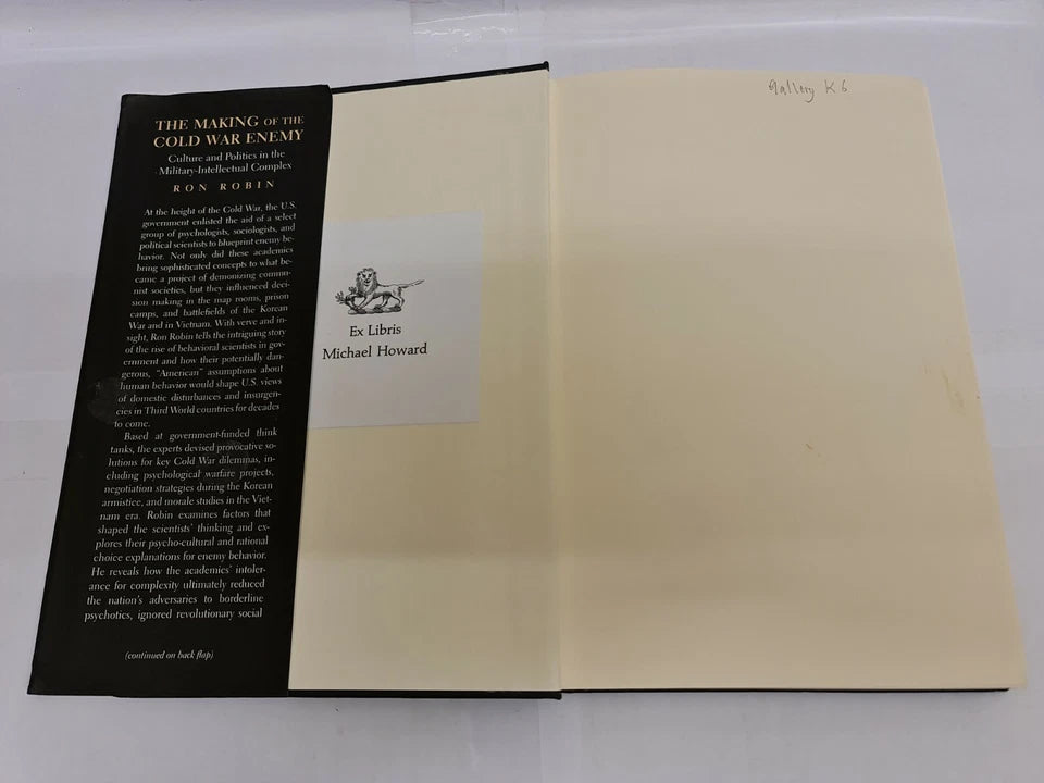 The Making of the Cold War Enemy: Culture and Politics... by Ron Robin (2001)