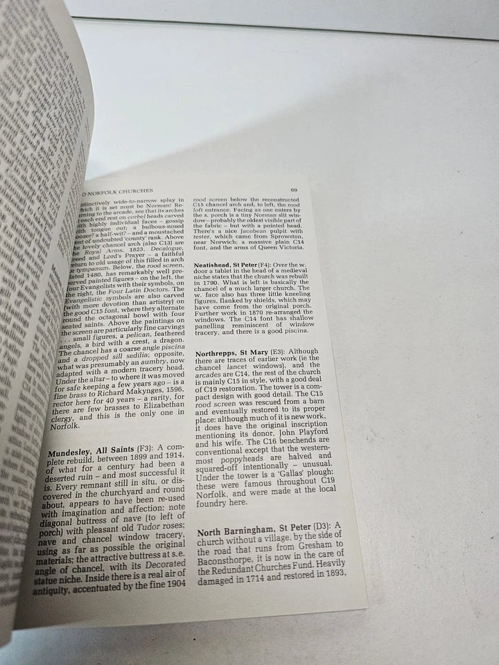 The Popular Guide to Norfolk Churches in 3 volumes by D P Mortlock (1980s)