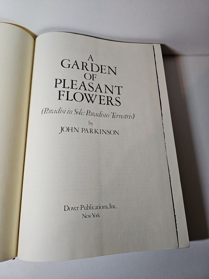 Garden of Pleasant Flowers by John Parkinson (HB, 1976)