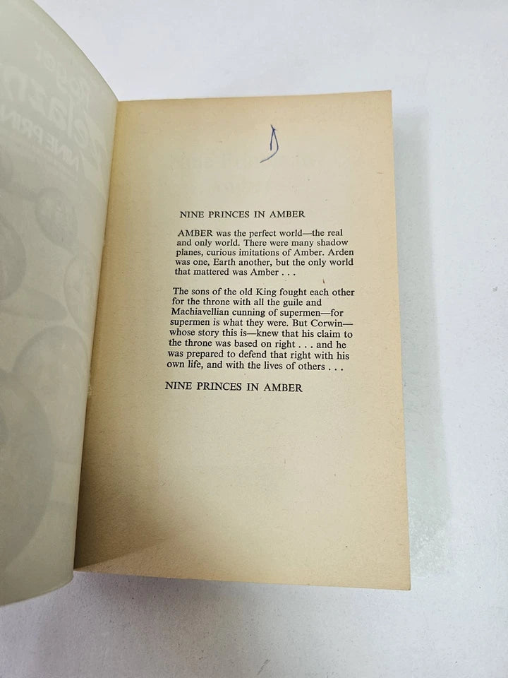 Nine Princes in Amber by Roger Zelazny (1974 - Corgi Science Fiction)