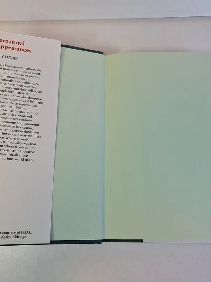 Supernatural Disappearances by Rodney Davies (1995)