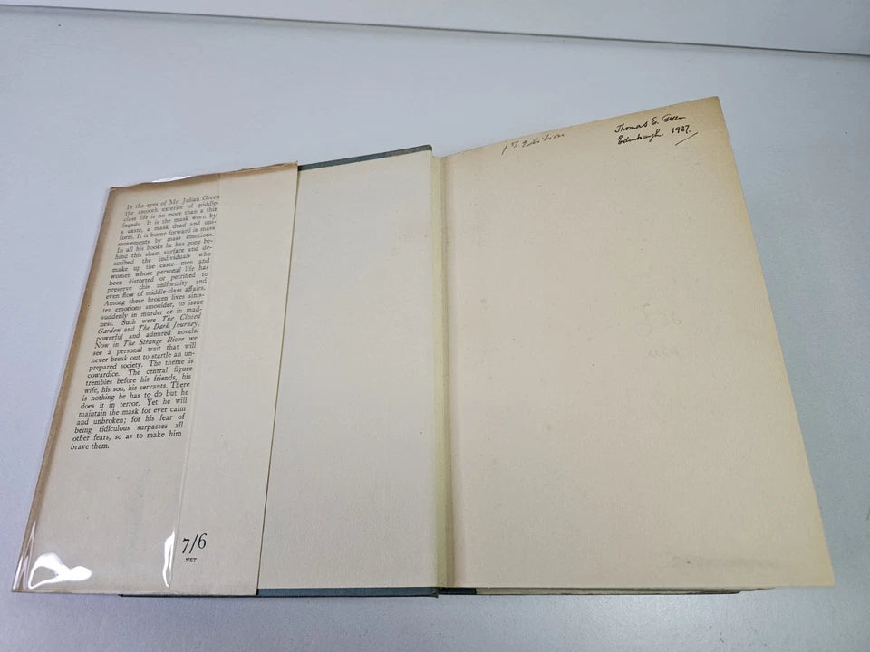 The Strange River by Julian Green (1933 1st Edition)