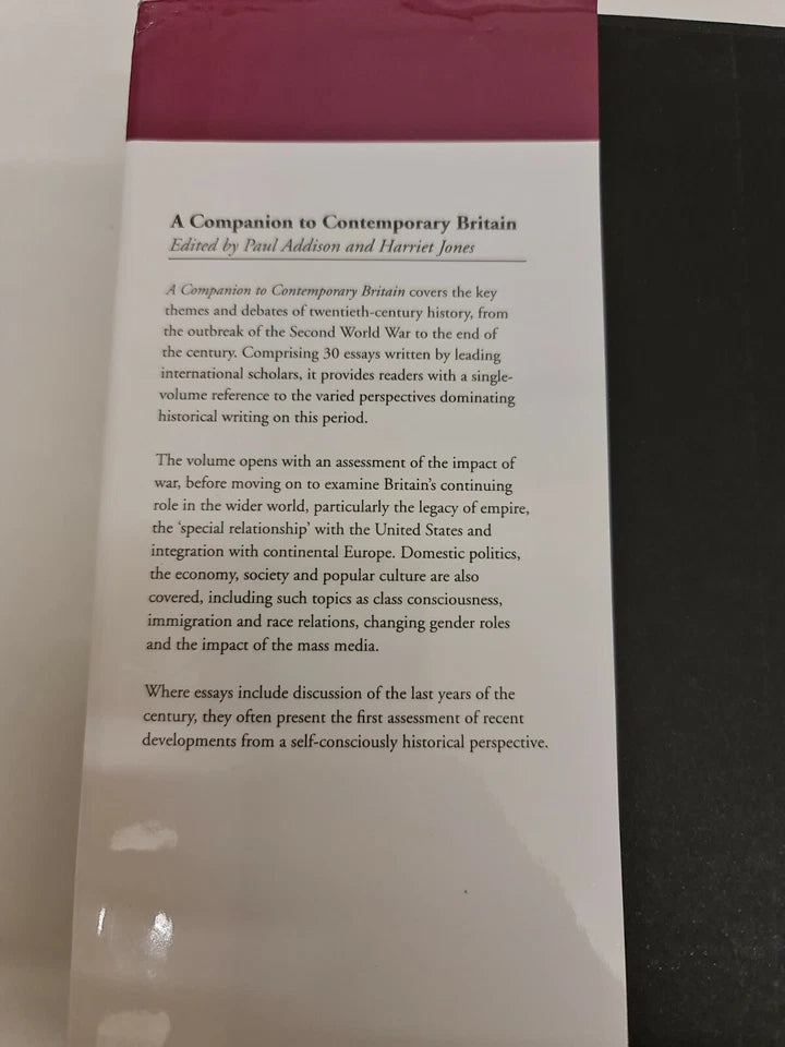 A Companion to Contemporary Britain 1939 - 2000 by Harriet Jones (2005)