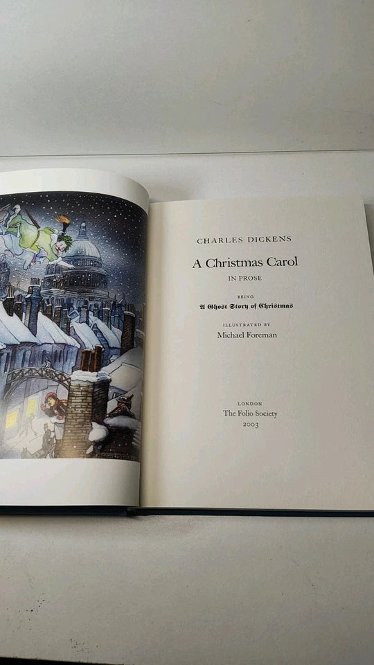 A Christmas Carol by Charles Dickens , Folio Society (2003)