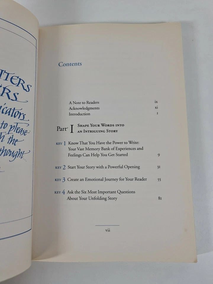 The Power to Write: A Writing Workshop in a Book by Caroline Adams (2003)