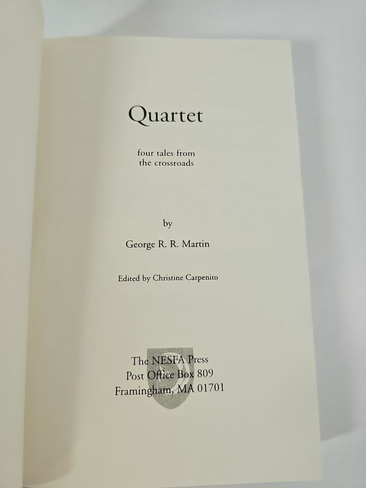 Quartet: Four Tales from the Crossroads by George RR Martin (2001)
