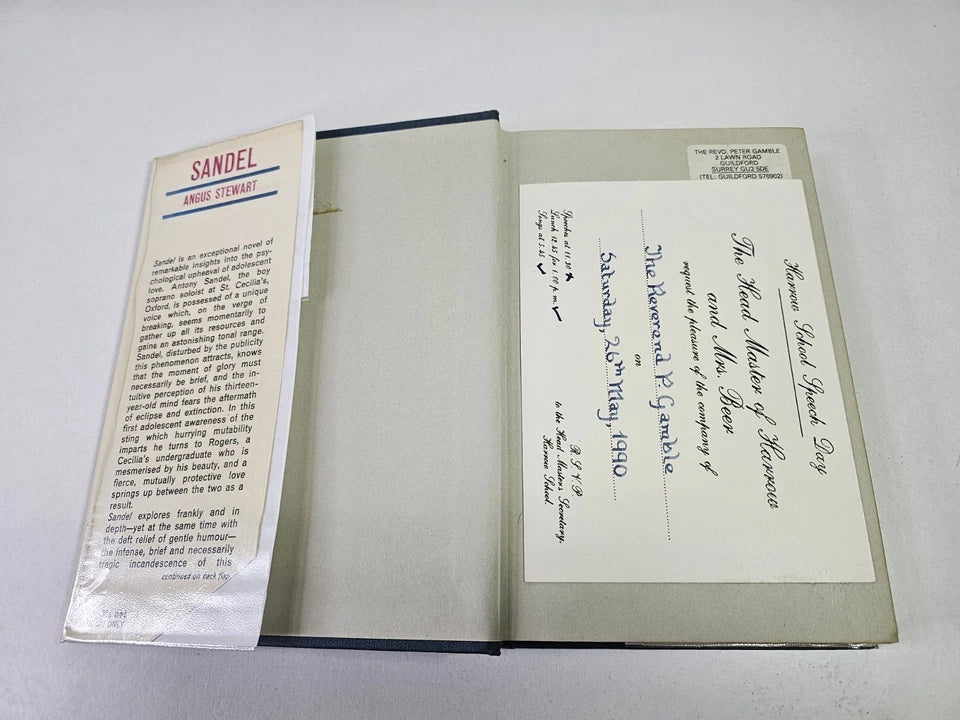 Sandel: A Novel by Angus Stewart  (1968 1st Edition)