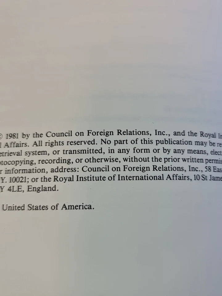 Western Security: What Has Changed? What Should Be Done? by Karl Kaiser (1981)