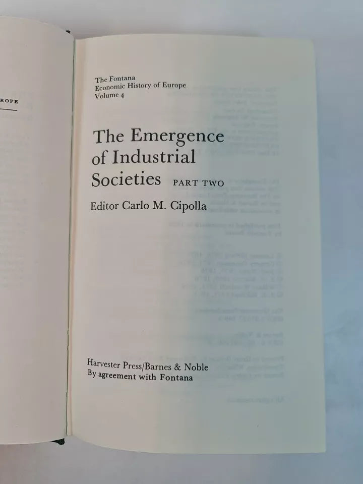 Emergence of Industrial Societies - Vol 4, Part 1 & 2 (1976)