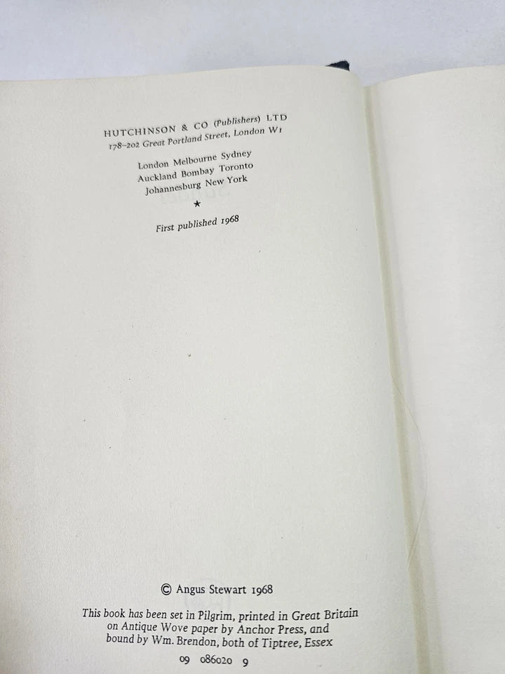 Sandel: A Novel by Angus Stewart  (1968 1st Edition)