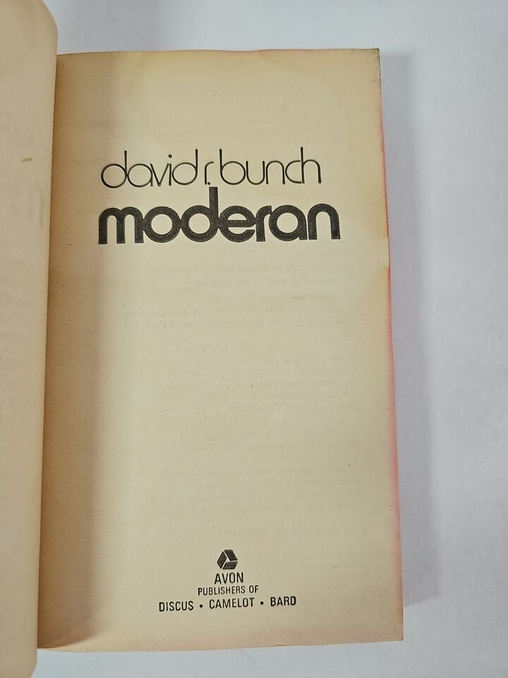Moderan by David R Bunch - Paperback (1971) Avon