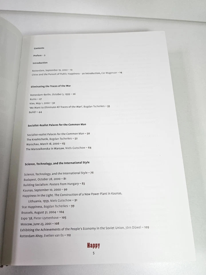 Happy: Cities and Public Happiness in Post-War Europe by Cor Wagenaar (2004)