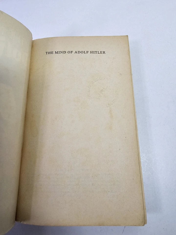 The Mind of Adolf Hitler by Walter C. Langer (1973)