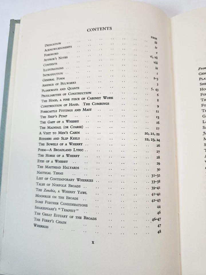 The Norfolk Wherry Its Construction Evolution and...by G Coleman Green (1953)