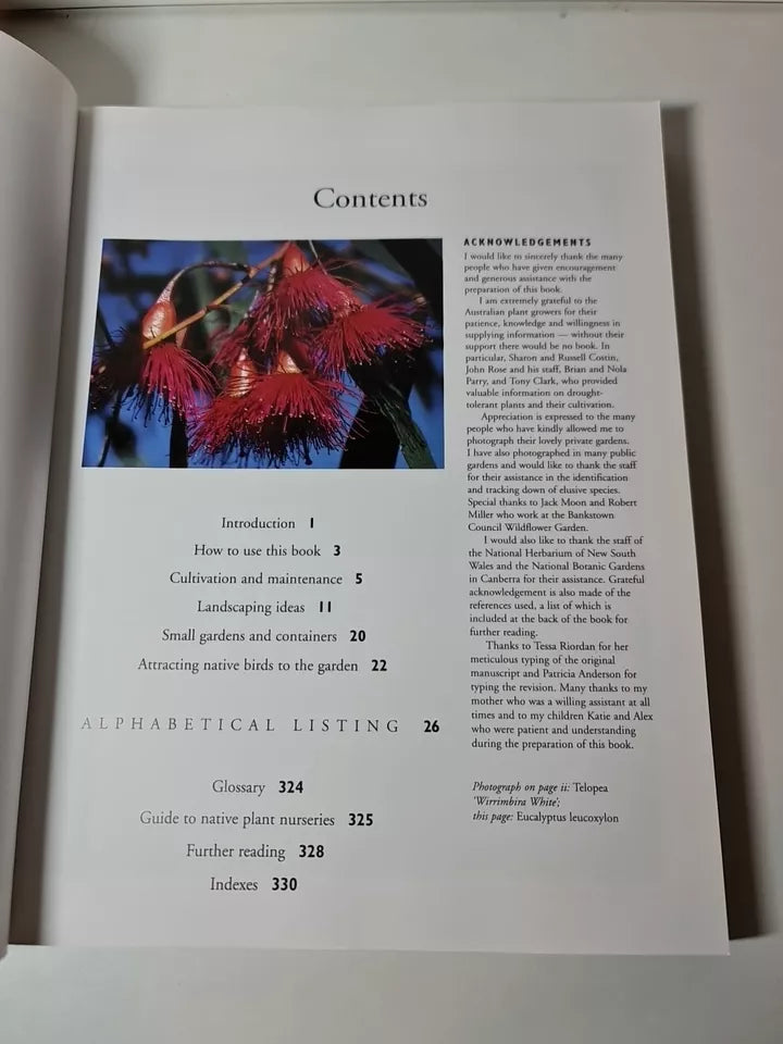 Flowering Natives for Home Gardens by Denise Greig (1996)