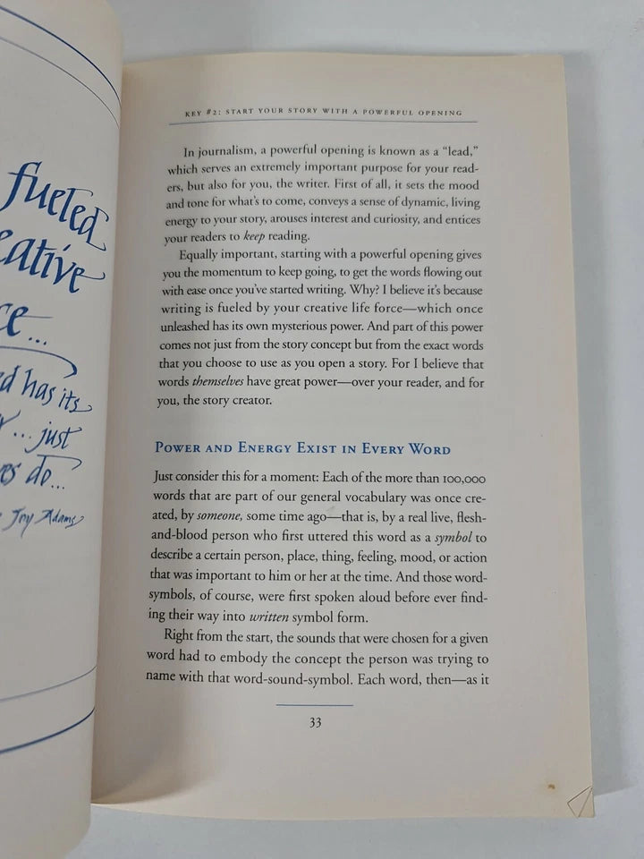 The Power to Write: A Writing Workshop in a Book by Caroline Adams (2003)