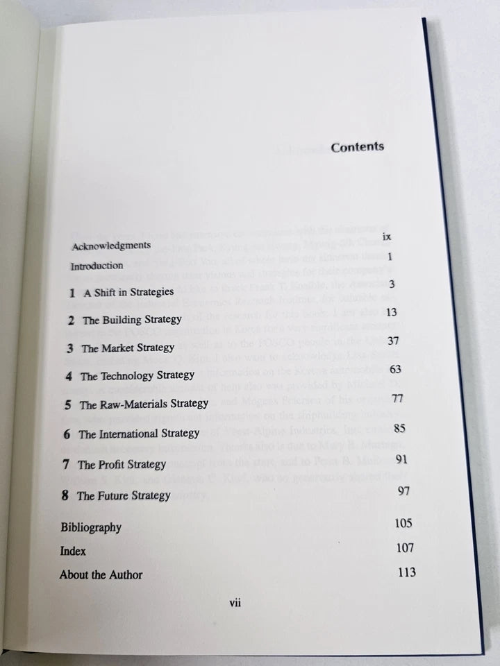 The POSCO Strategy: A Blueprint for World Steel's Future by William T. Hogan