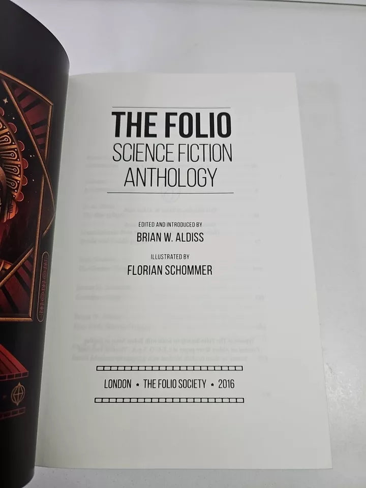 Science Fiction Anthology - HG Wells Asimov Heinlein FOLIO SOCIETY (2016)