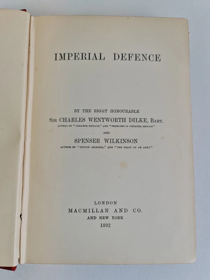 Imperial Defence by Charles W Dilke (1892)
