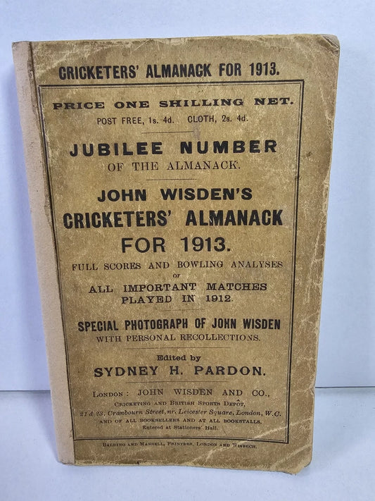 Wisden Cricketers' Almanack for 1913