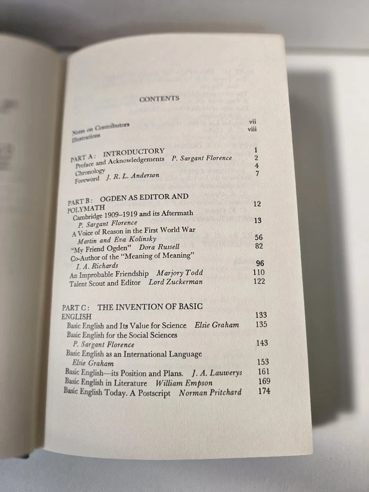 C.K.Ogden: A Collective Memoir by Empson (1977)