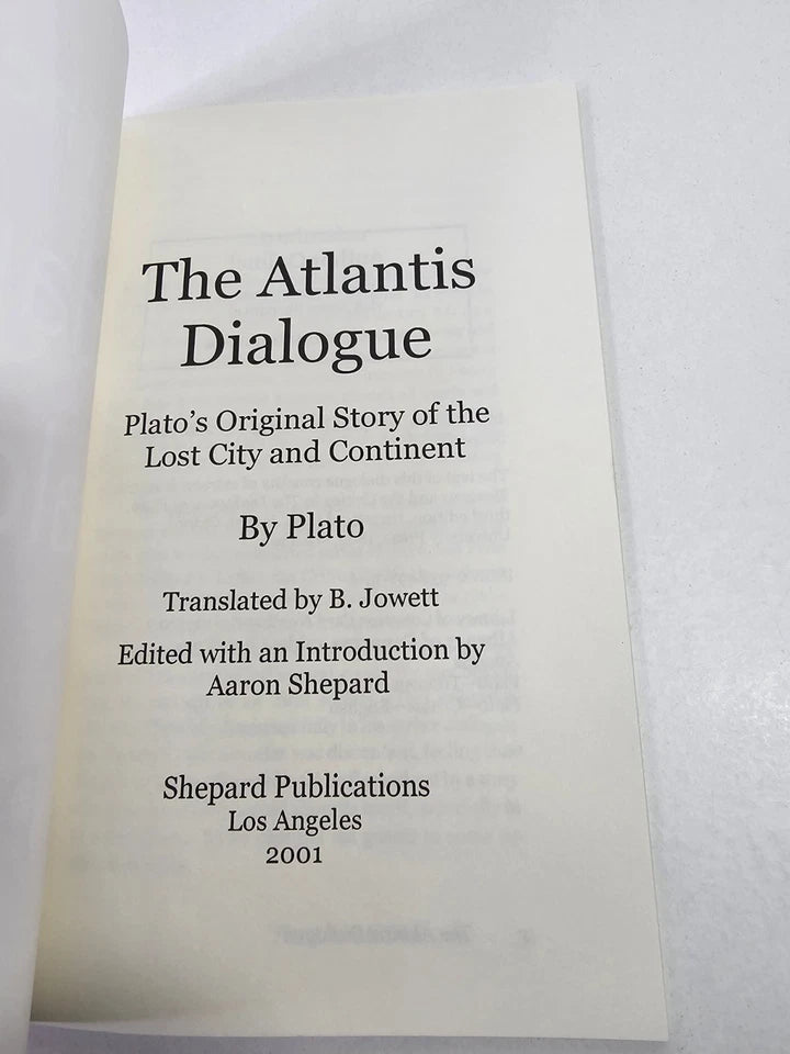 The Atlantis Dialogue: Plato's Original Story of the Lost City... (2001)