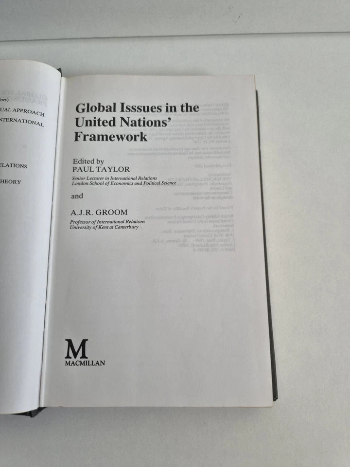 Global Issues in the United Nations Framework (1989)