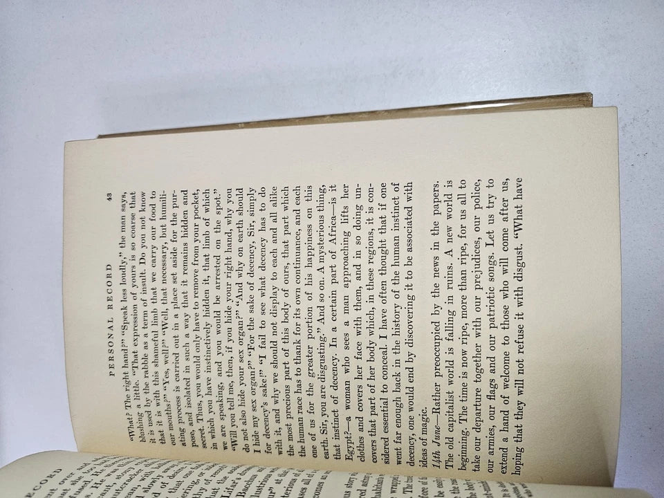 Personal record, 1928-1939 by Green, Julian (1939)