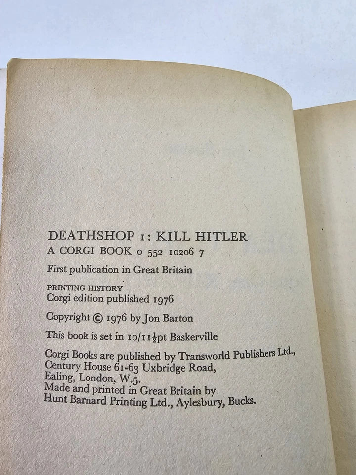 Kill Hitler by Jon Barton (1976)