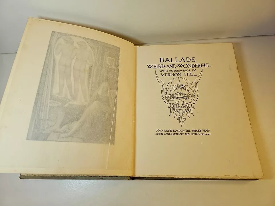 Ballads Weird and Wonderful by Vernon Hill (1912) Limited Ed 1/500