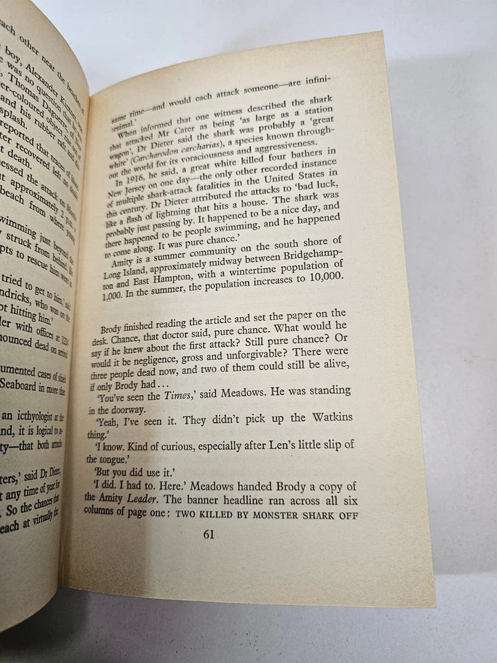 Jaws by Peter Benchley (1975)