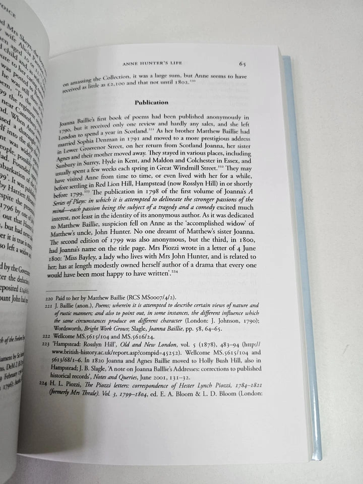 The Life and Poems of Anne Hunter: Haydn's Tuneful Voice by Caroline Grigson