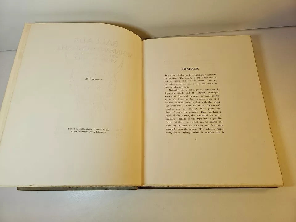 Ballads Weird and Wonderful by Vernon Hill (1912) Limited Ed 1/500