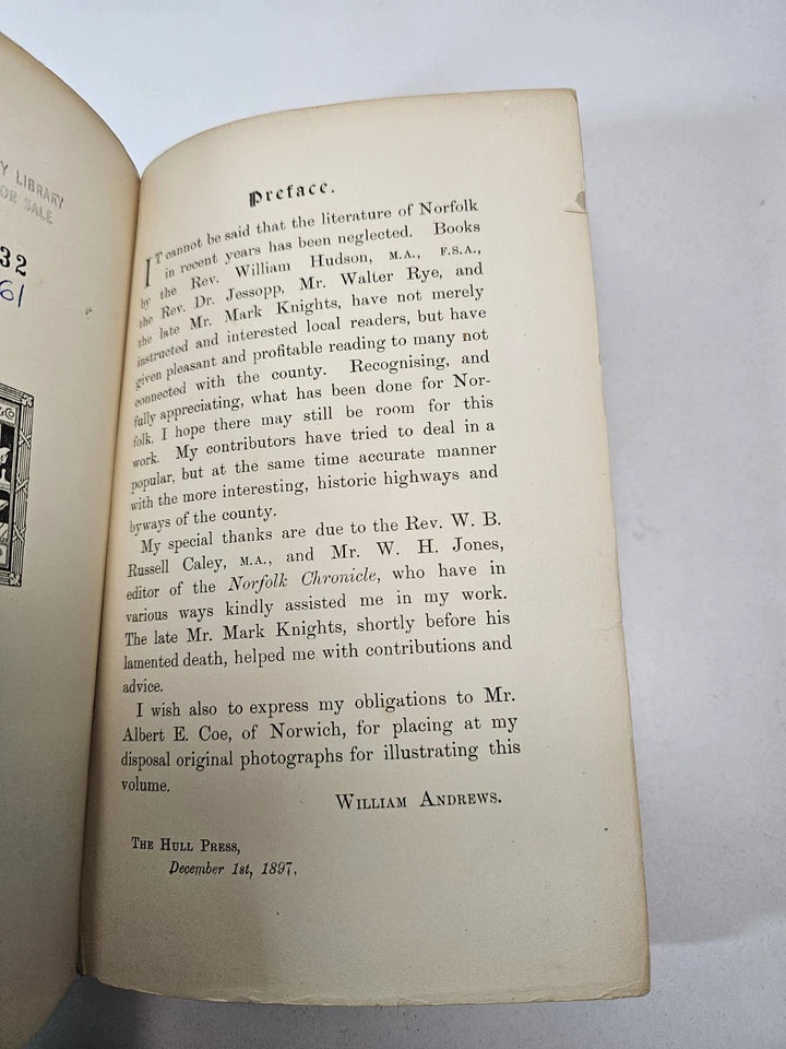 Bygone Norfolk edited by William Andrews (1898)