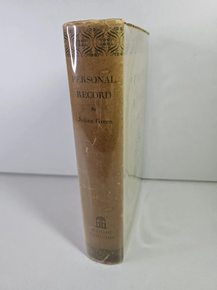 Personal record, 1928-1939 by Green, Julian (1939)