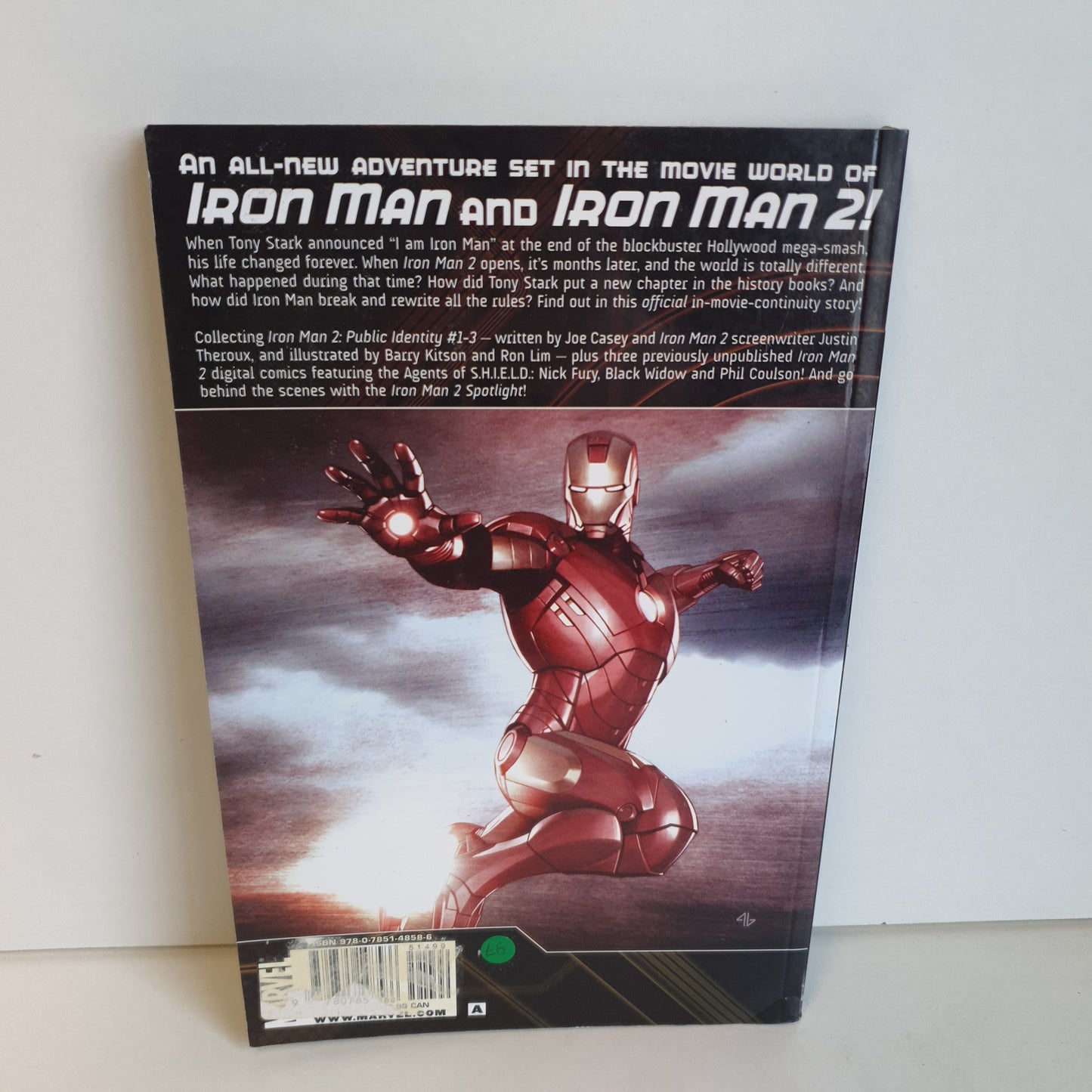 Iron Man 2 Public Identity by Joe Casey & Justin Theroux (2010)