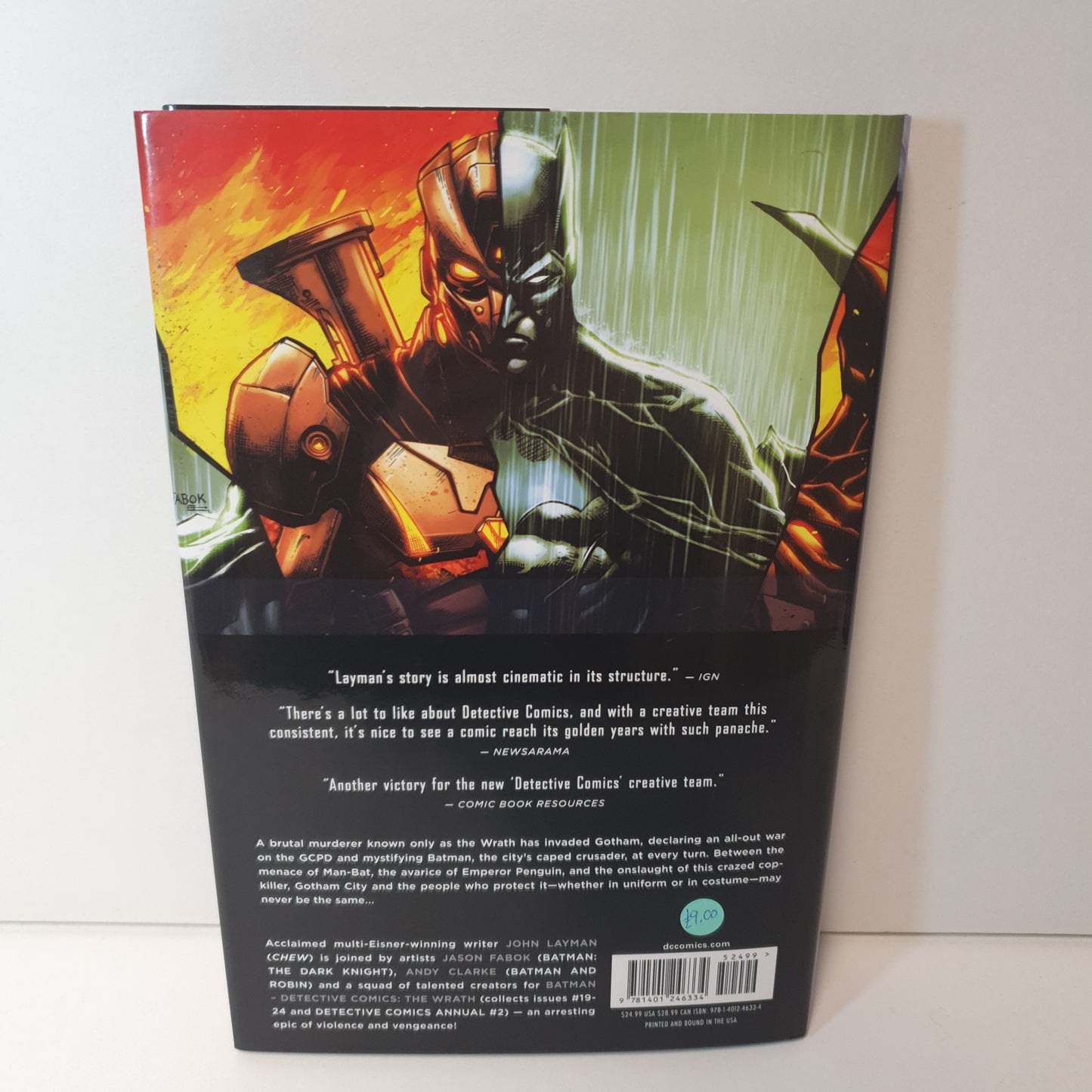 Batman Detective Comics Vol 4 The Wrath by Layman, Fabok & Clarke (2014)