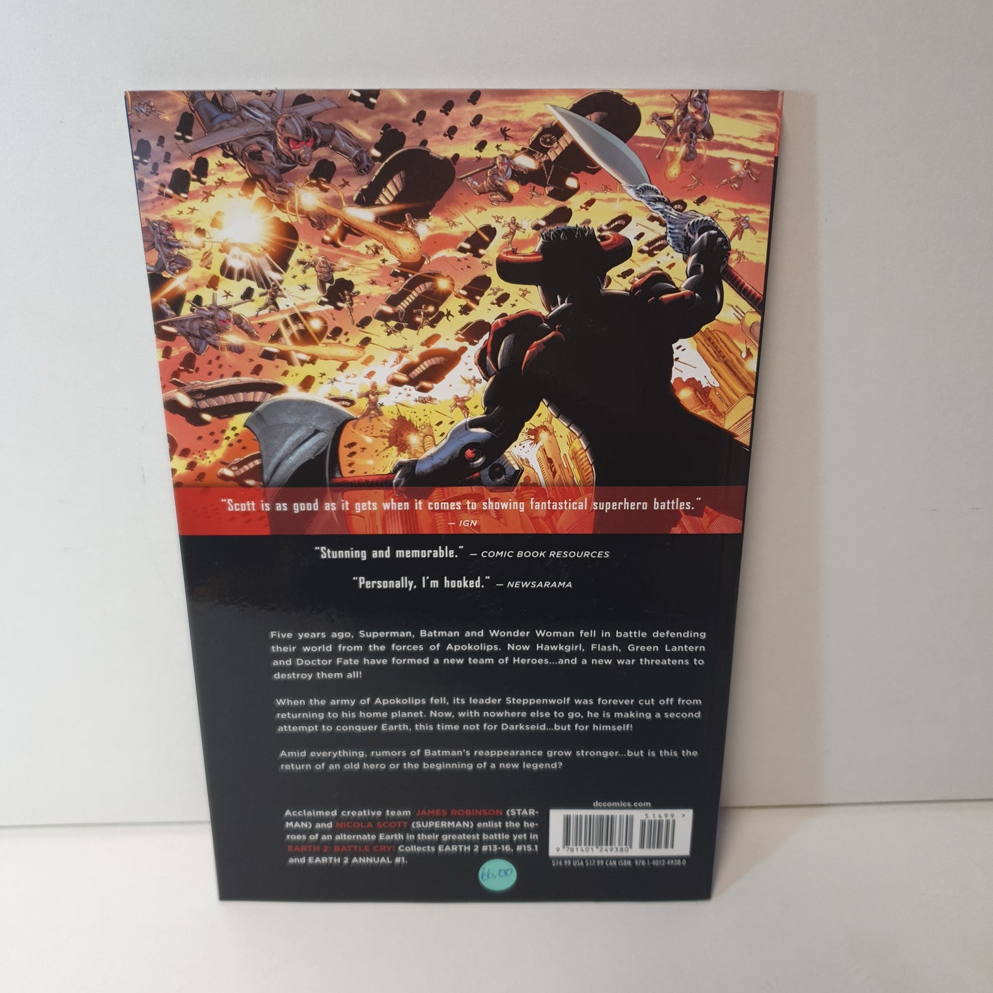Earth 2 Vol 3 Battle Cry by Robinson, Scott, Cinar & Pantazis (2014)
