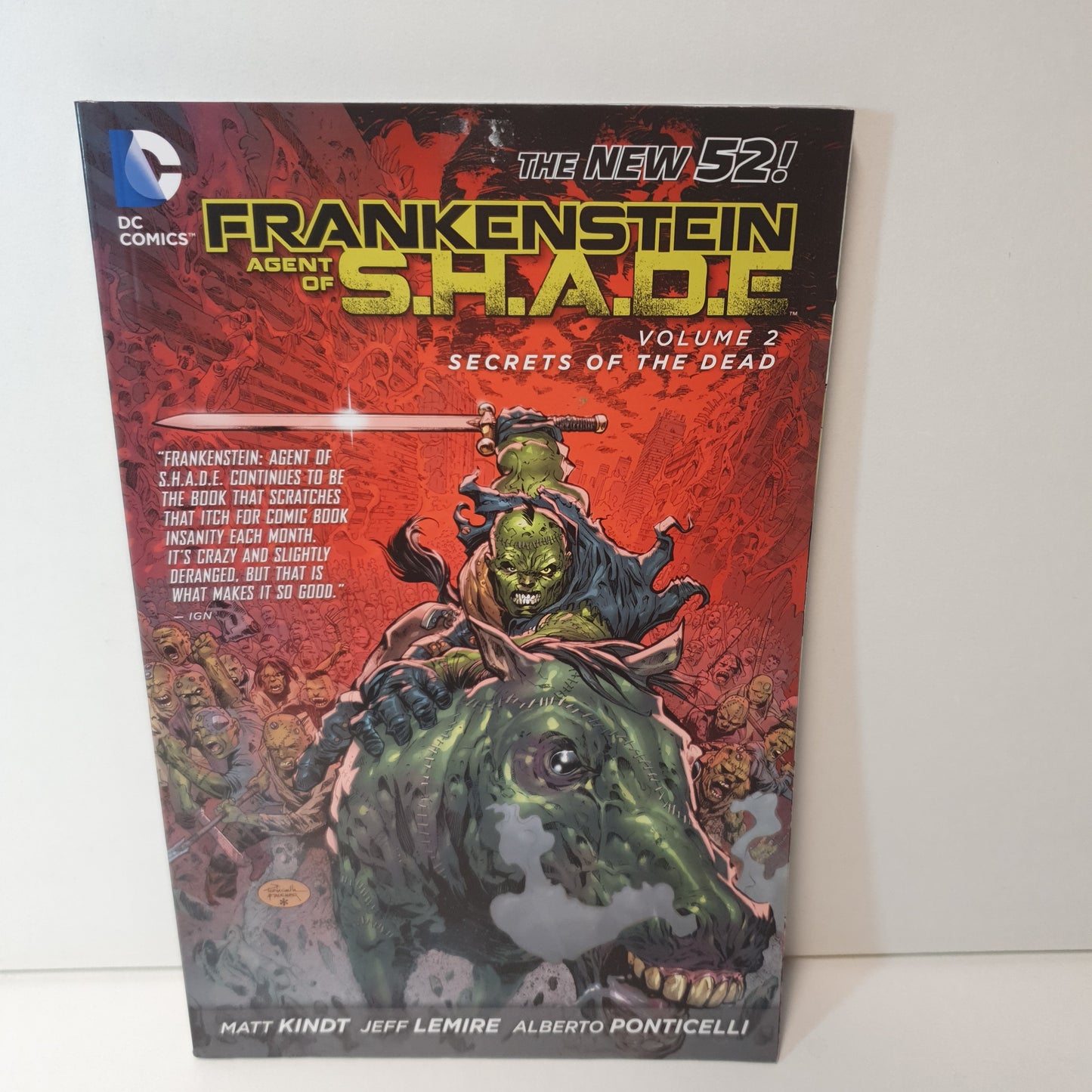 Frankenstein Agent of S.H.A.D.E Vol 2 Secrets of the Dead by Kindt, Lemire... (2013)