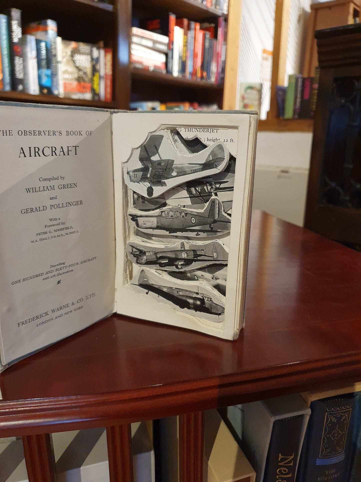The Observer's Book of Aircraft Book Sculpture