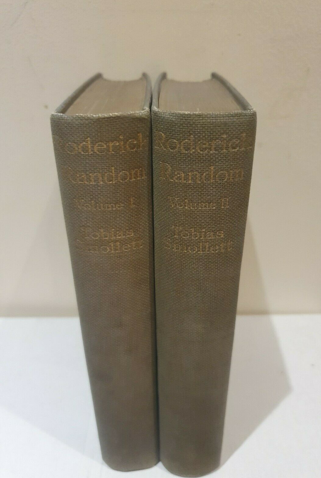 Roderick Random Volume I & II - Tobias Smollett (1926)